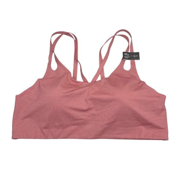 NWT ADIDAS Yoga Luxe Studio Light- Support Fire Bra Sz 2XL C Cup - Picture 5 of 9